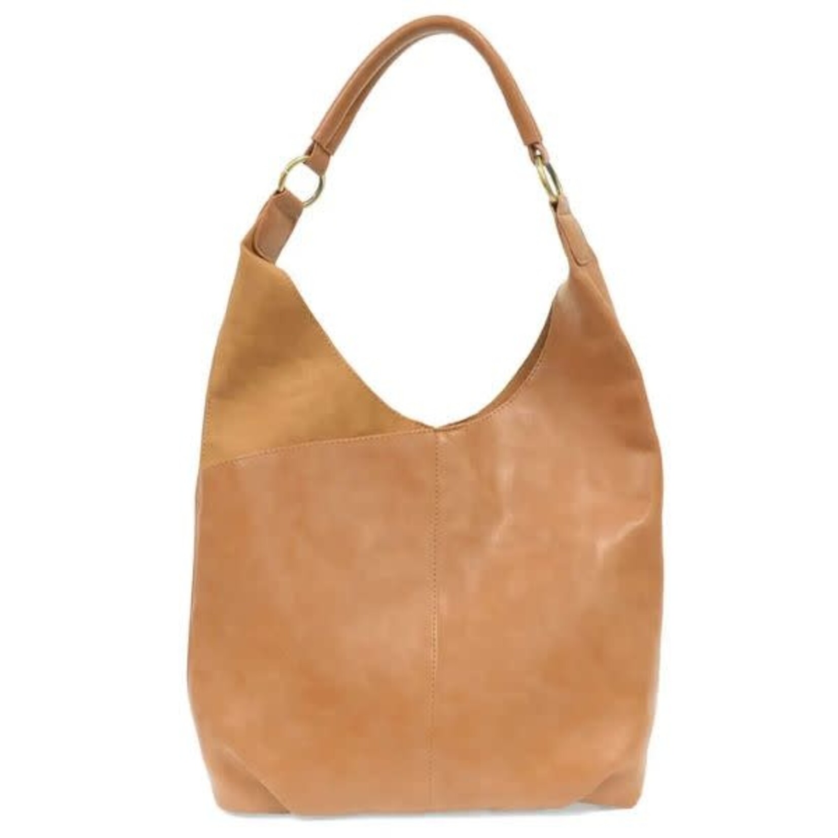 Joy Susan Dani Vintage Hobo Faux Suede Trim, Veg Tan