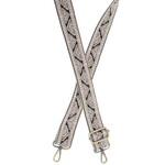 Joy Susan Geo Pyramid Guitar Strap, Black