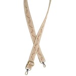 Joy Susan Geo Pyramid Guitar Strap, Tan