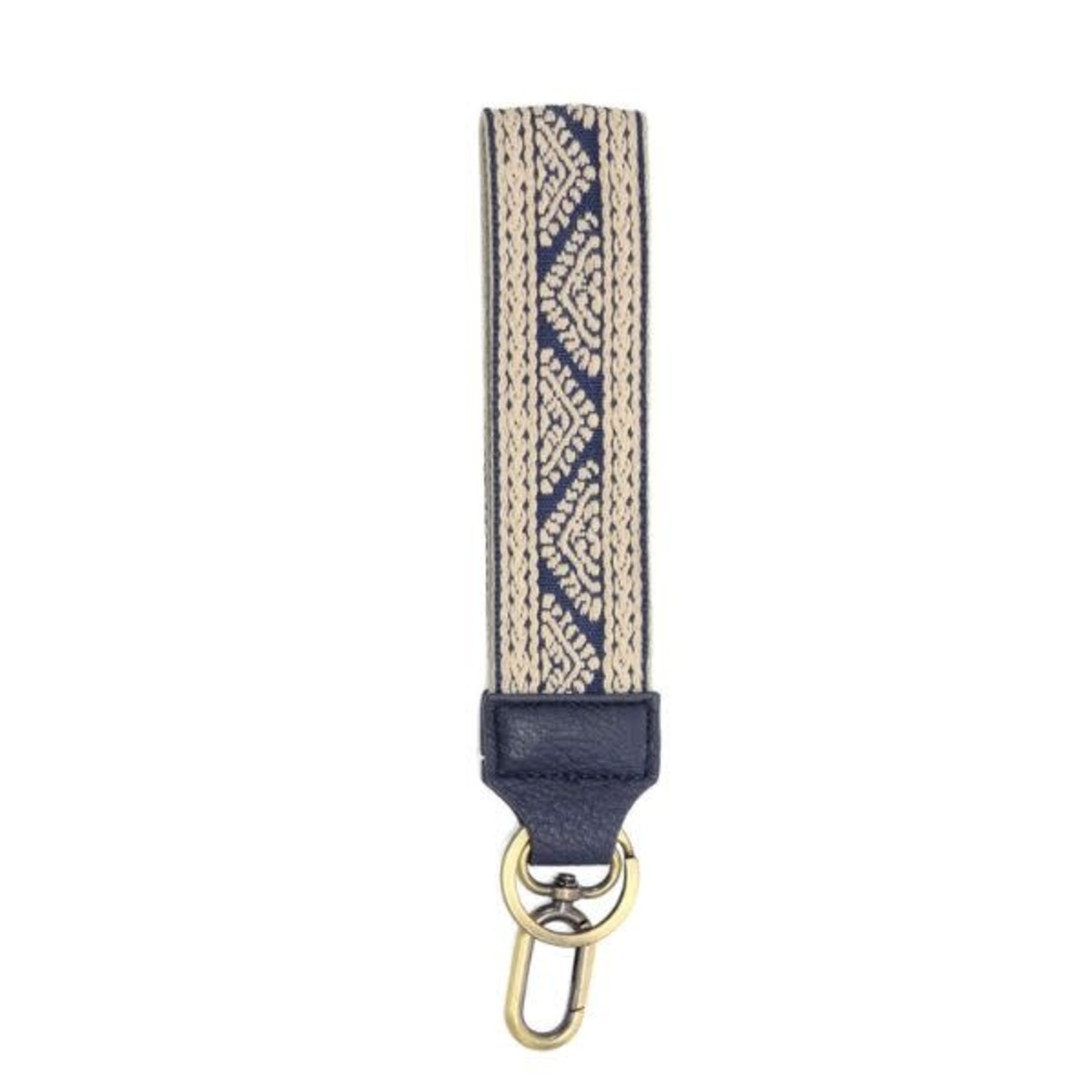 Joy Susan Geo Pyramid Easy Find Wristlet, Denim