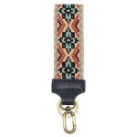 Joy Susan Multi Embroidered Easy Find Wristlet, Turquoise
