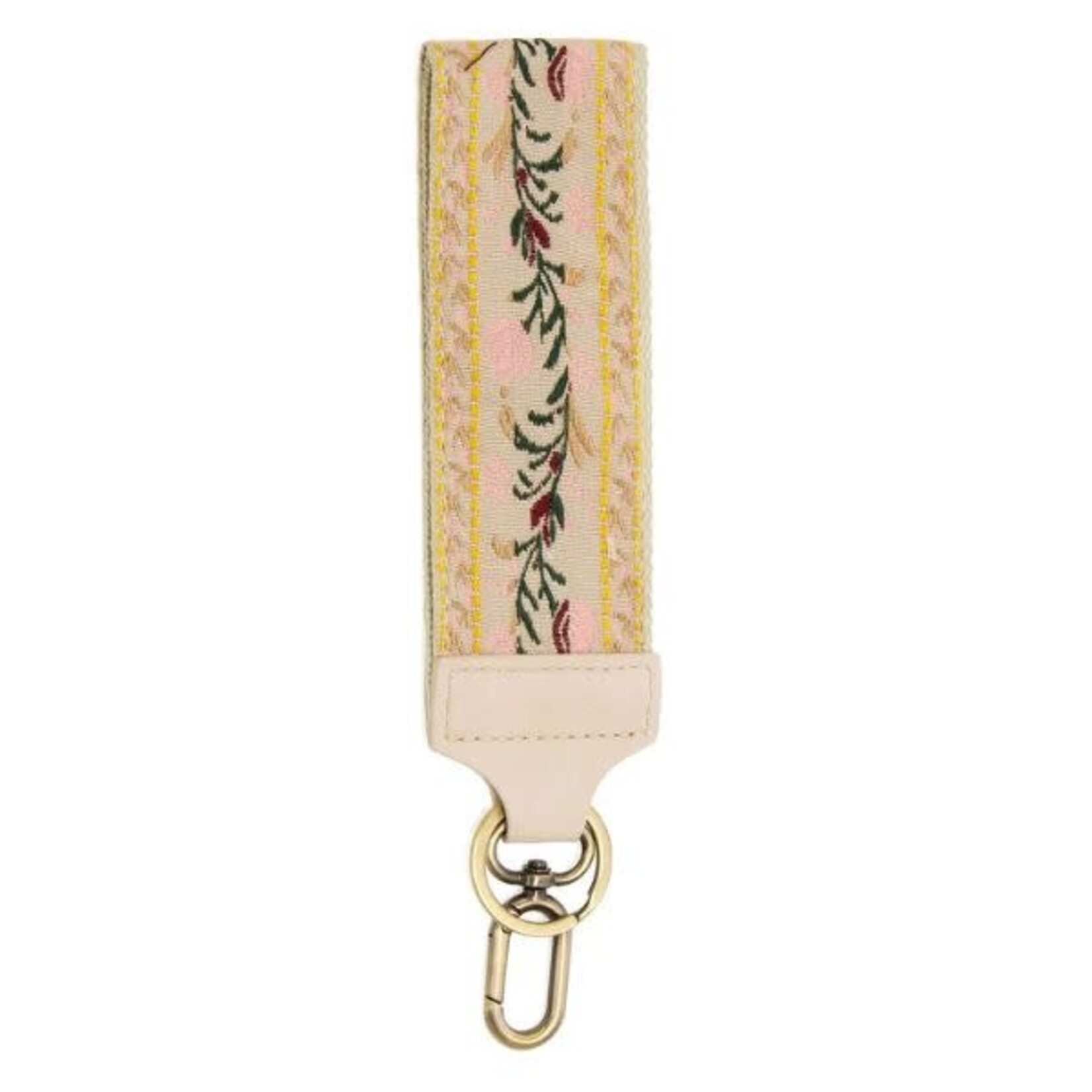Joy Susan Multi Rose Vine Embroidered Easy Find Wristlet, Multi
