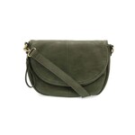 Joy Susan Helene Small Saddle Crossbody, Dark Basil