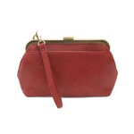 Joy Susan Vivie Frame Convertible Crossbody/Wristlet, Ruby
