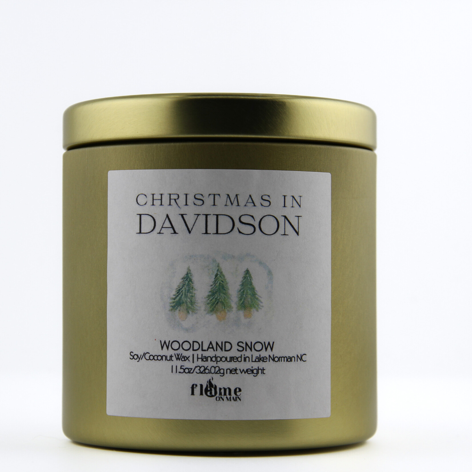 Flame On Main Flame on Main Local Line, Christmas in Davidson, Large, 11.5 oz