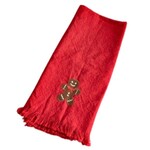Gingerbread Kitchen Towel, Red, 20 X 28 in.