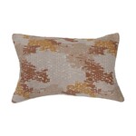 Woven Cotton Blend Jacquard Lumbar Pillow, 24 X 16 in.