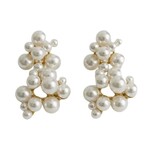 Ellemadera Chic Pearl Bead Drop Earrings