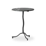 Sophie End Table, Hunter Green Marble, 18.25 X 18 X 24.25 in.