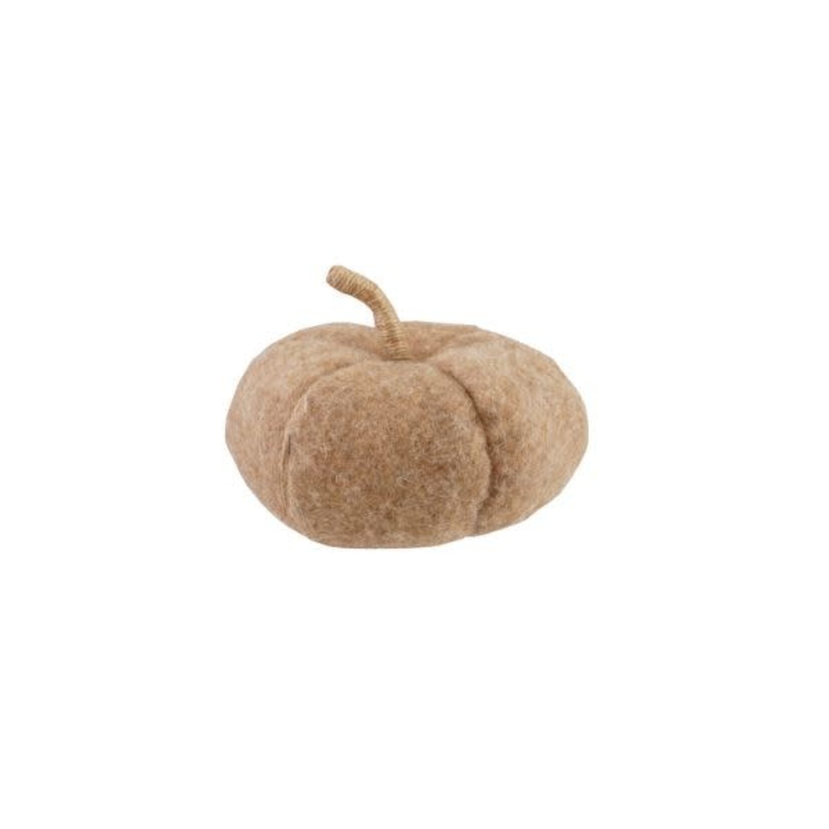 Felt Pumpkin, Brown, 7 X 5 in.