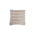 Faux Fur Pillow with Channel Stitch, 18 in.