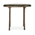 Ata Accent Table, Brass, 24 X 22 X 9 in.