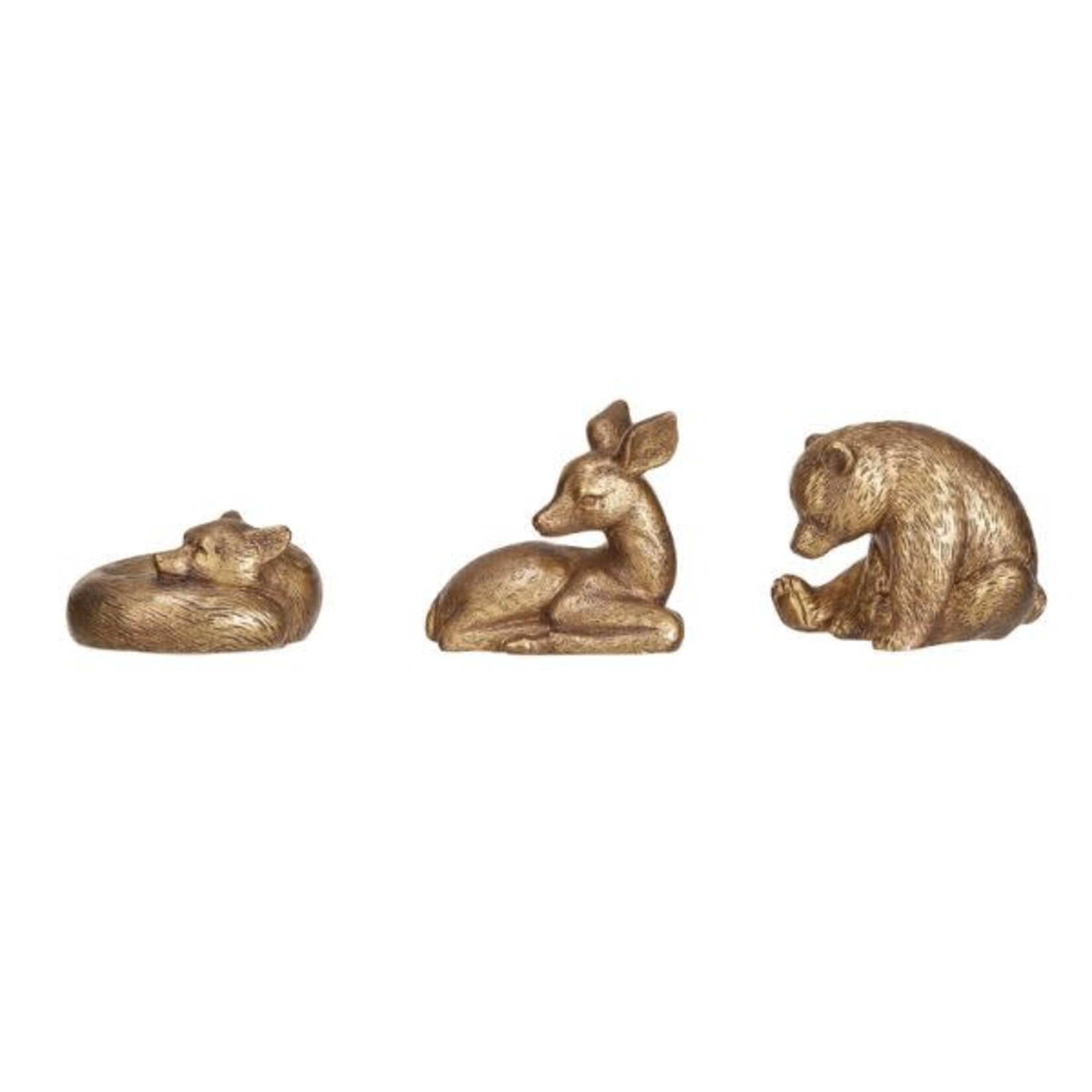 Resin Animal, Antique Gold, Assorted, 2.5 in.