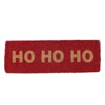 HO HO HO Coir Doormat, Red, 47 X 16 in.