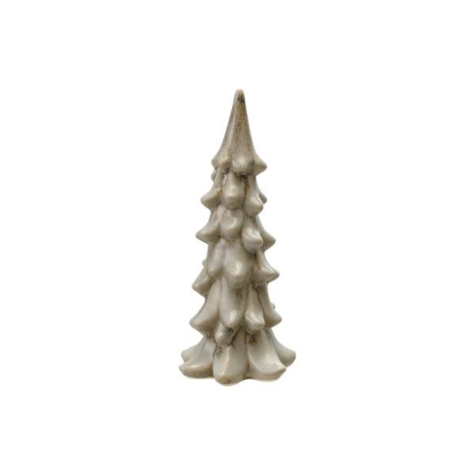 Stoneware Tree, Light Green, 7.5 in.