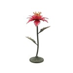 Poinsettia Shaped Taper Holder, 10.5 in.