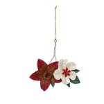 Toleware Flower Bunch Ornament, 9 in.