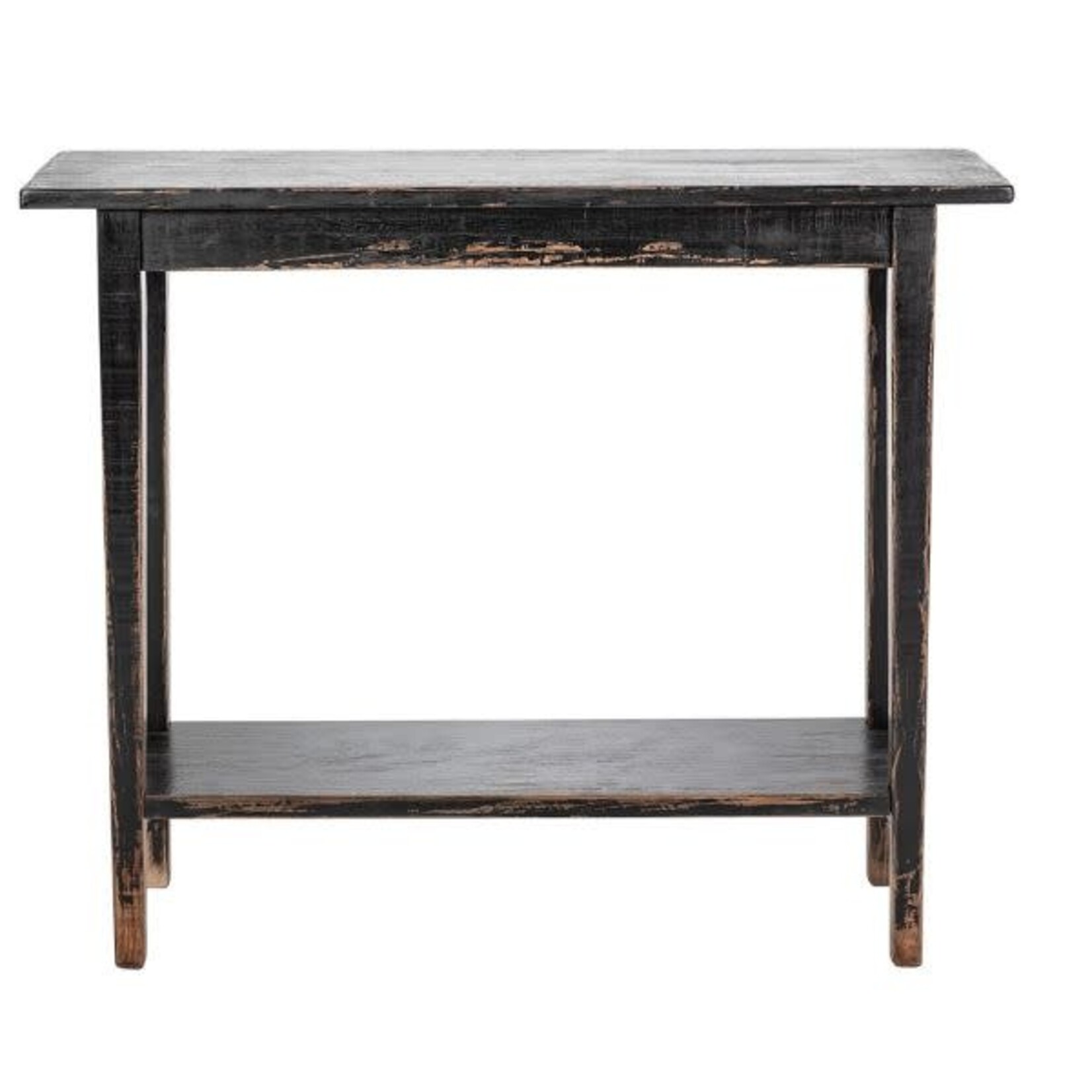 Rita Console Table, Antique Black, Small, 36 X 11 X 30 in.