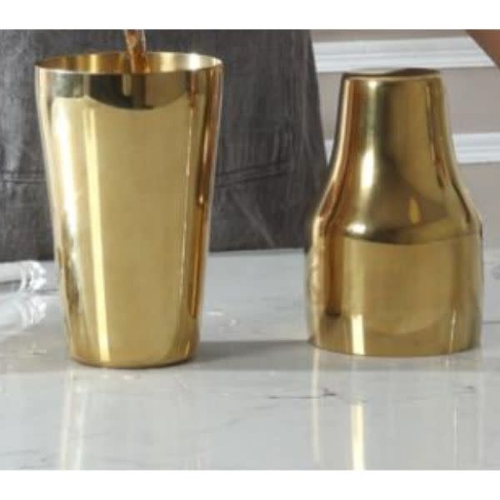 Boston Cocktail Shaker, Gold