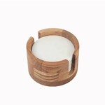 White Marble Coasters, 4.75 in.