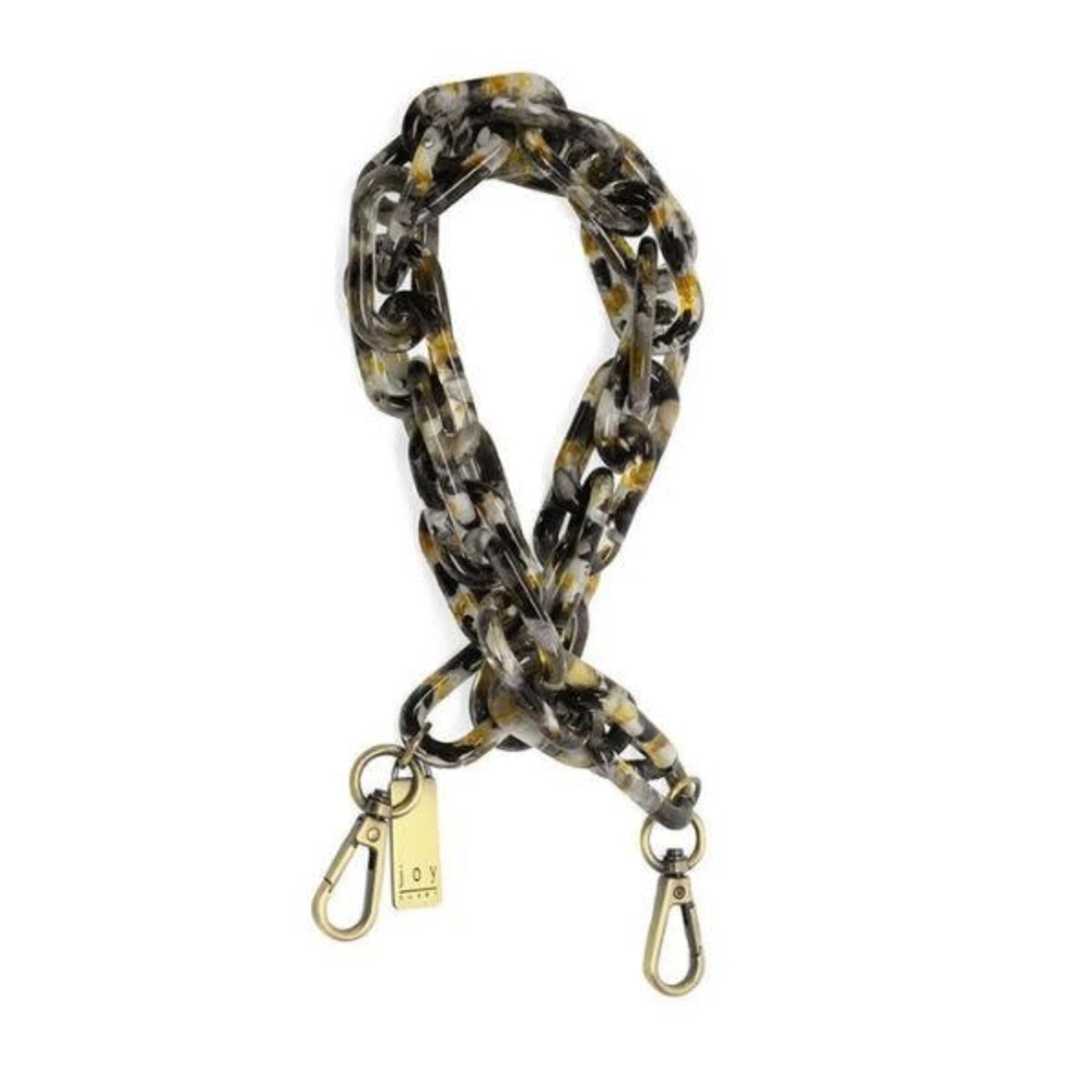 Joy Susan Lucite Cluster Chain Strap, Neutral