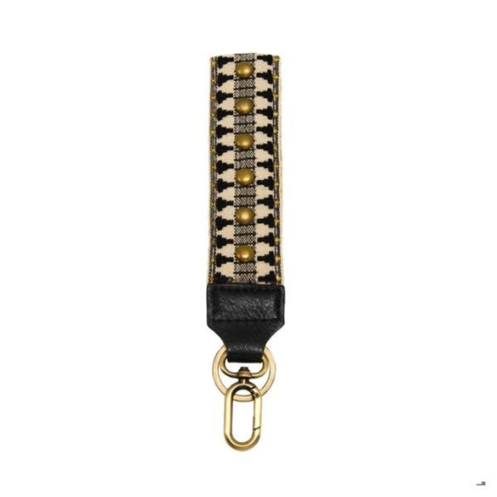 Joy Susan Easy Find Wristlet, Black Studded