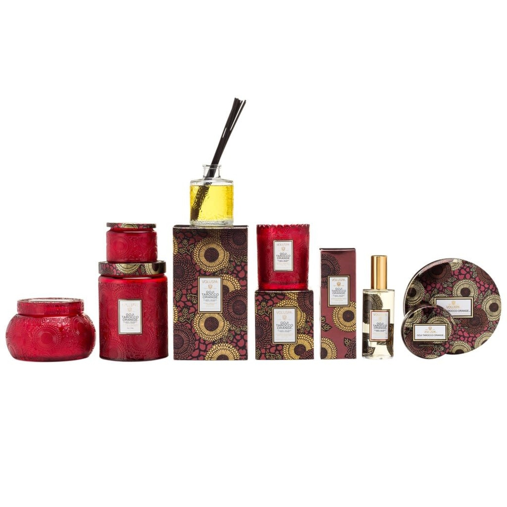 Voluspa Goji & Tarocco Orange, Large Glass Jar Candle, 18 oz.