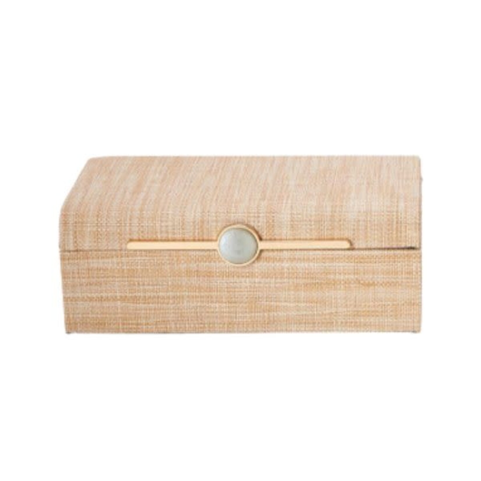 Monaco Grass Decorative Box, Natural, Large, 11.25 X 6 X 4 in.