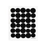 Swedish Dishcloth, Spots, Black