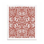Swedish Dishcloth, Scandi Bloom, Swedish Red