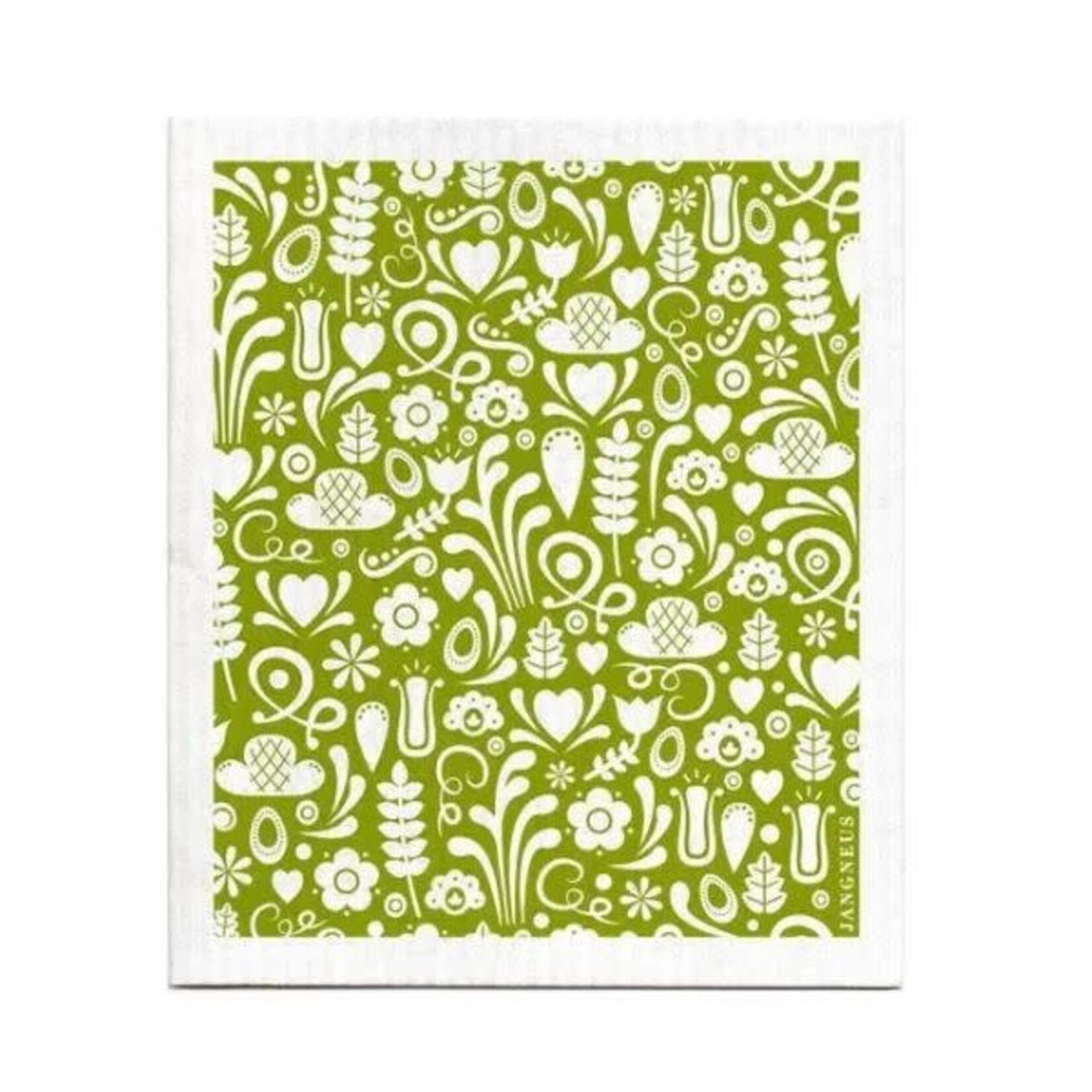 Swedish Dishcloth, Dala Green