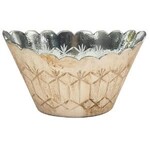 Antique Etched Center Piece, Copper, 10.41 X 7.1 X 6.5 in.