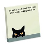 Bad Betty Greeting Co. Sticky Note Pad, I Can Do All Things Through Spite