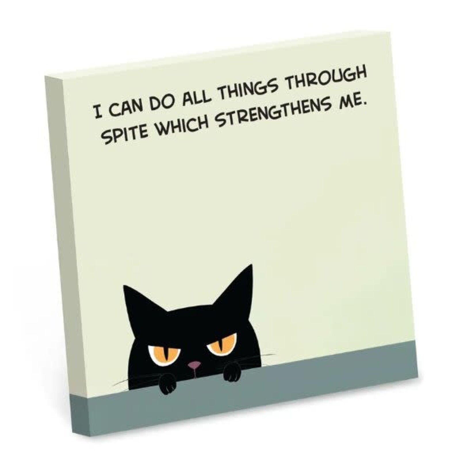 Bad Betty Greeting Co. Sticky Note Pad, I Can Do All Things Through Spite