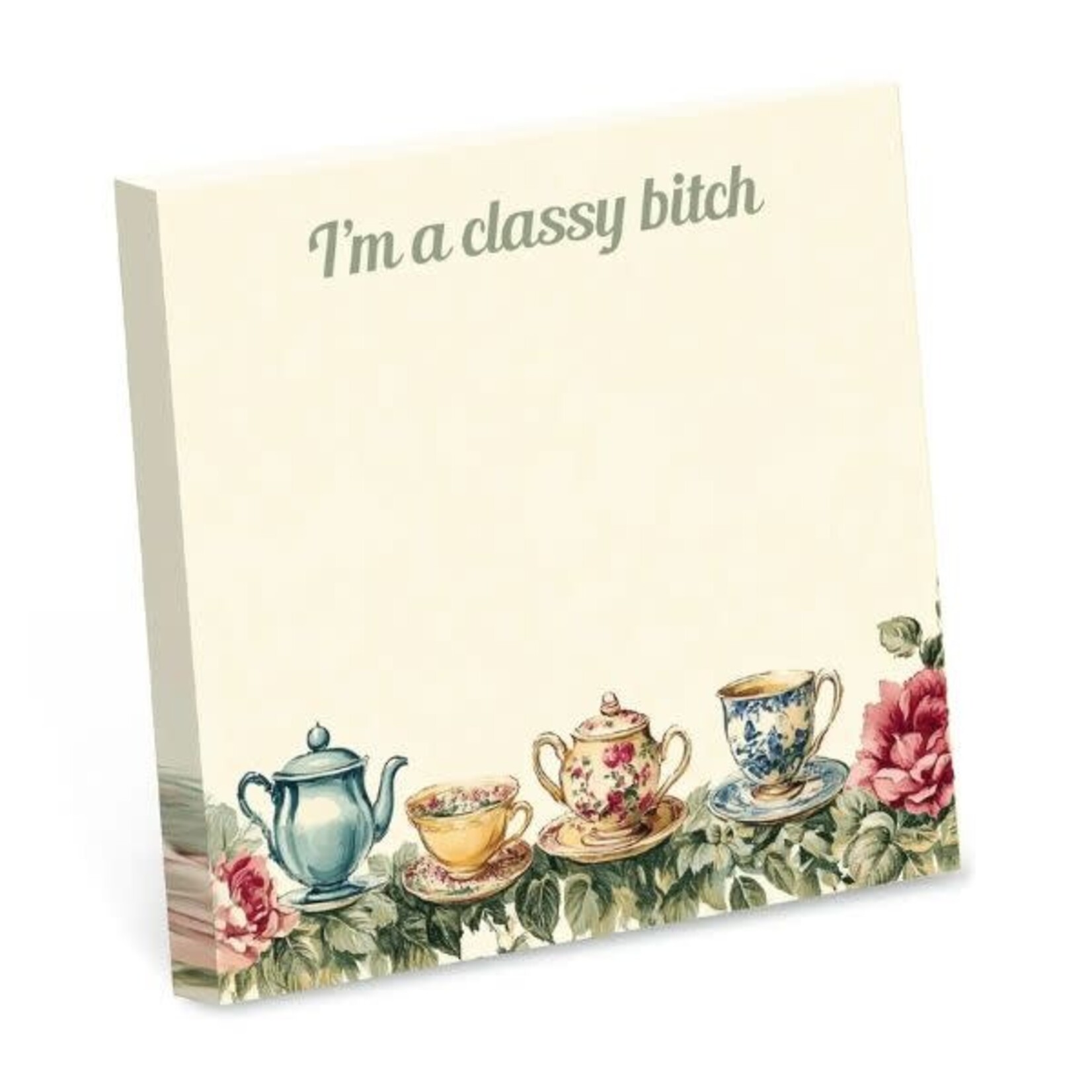 Bad Betty Greeting Co. Sticky Note Pad, I’m a Classy Bitch