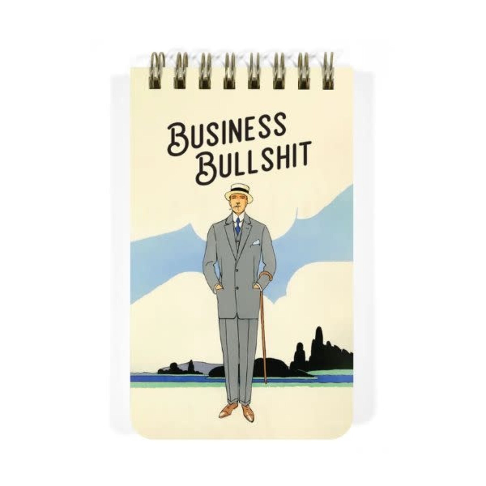 Bad Betty Greeting Co. Spiral Memo Pad, Business Bullshit