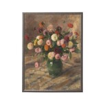 Antique Curiosities Inc Vintage Oil Painting Reproduction L, Gold Frame, 8 X 10 in.