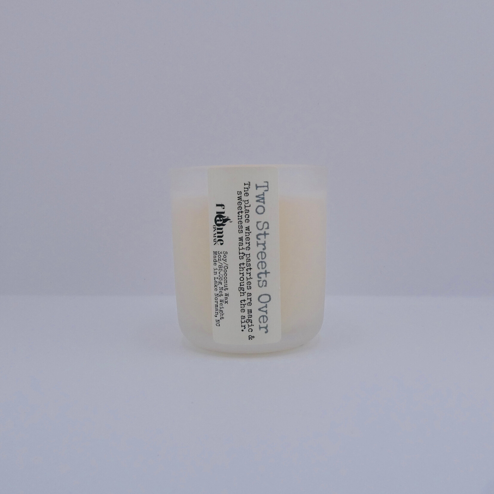 Flame On Main Flame on Main Places We Know 3.5oz Candle, Two Streets Over. Made in Lake Norman