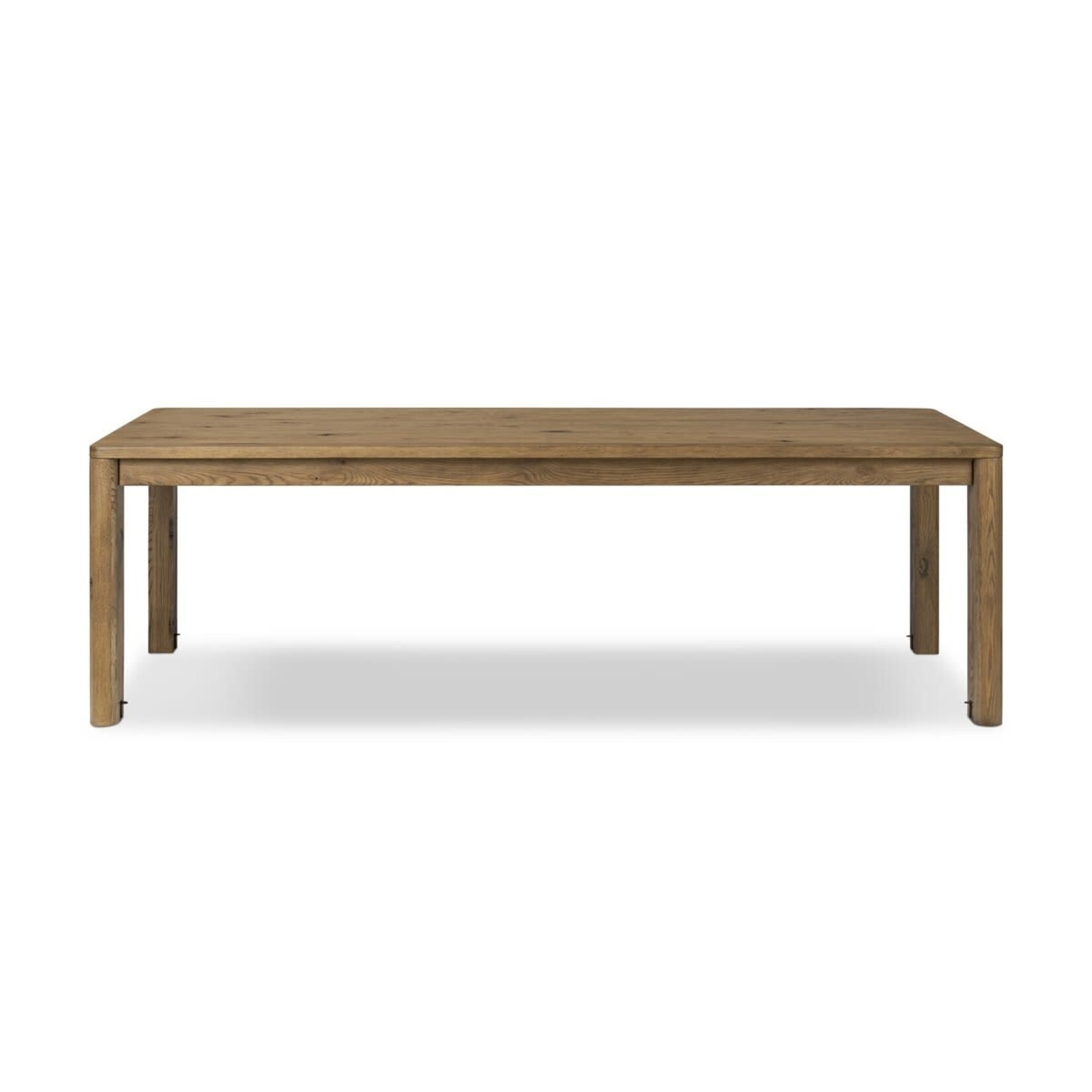 Noeline Double Extension Dining Table, Worn Oak, 96 X 42 X 30 in.