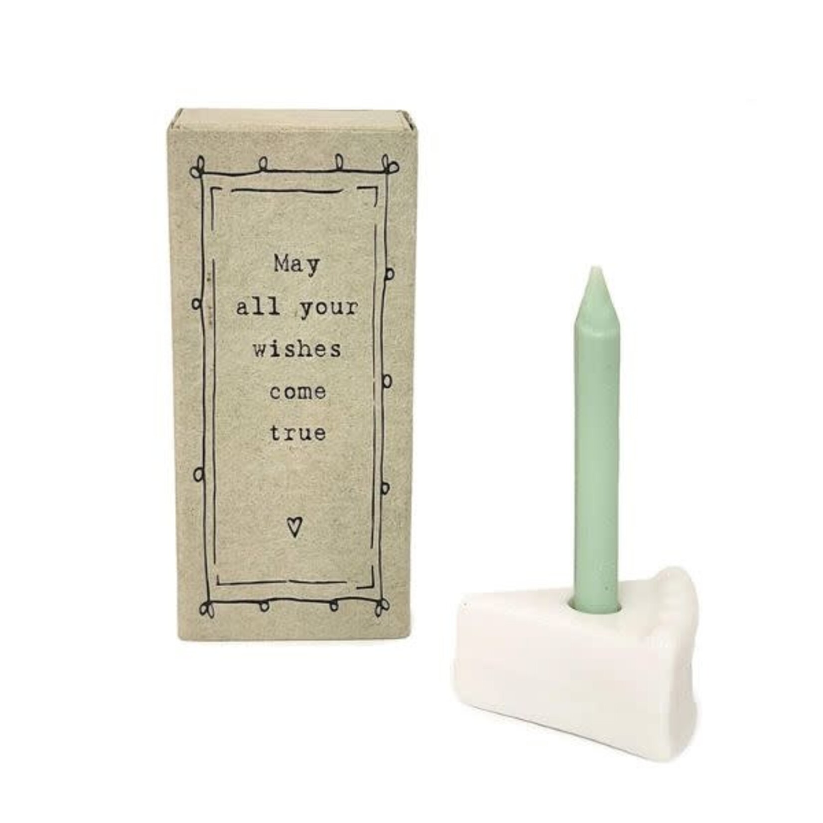 Slice of Cake with Candle Matchbox, 1.25 in.