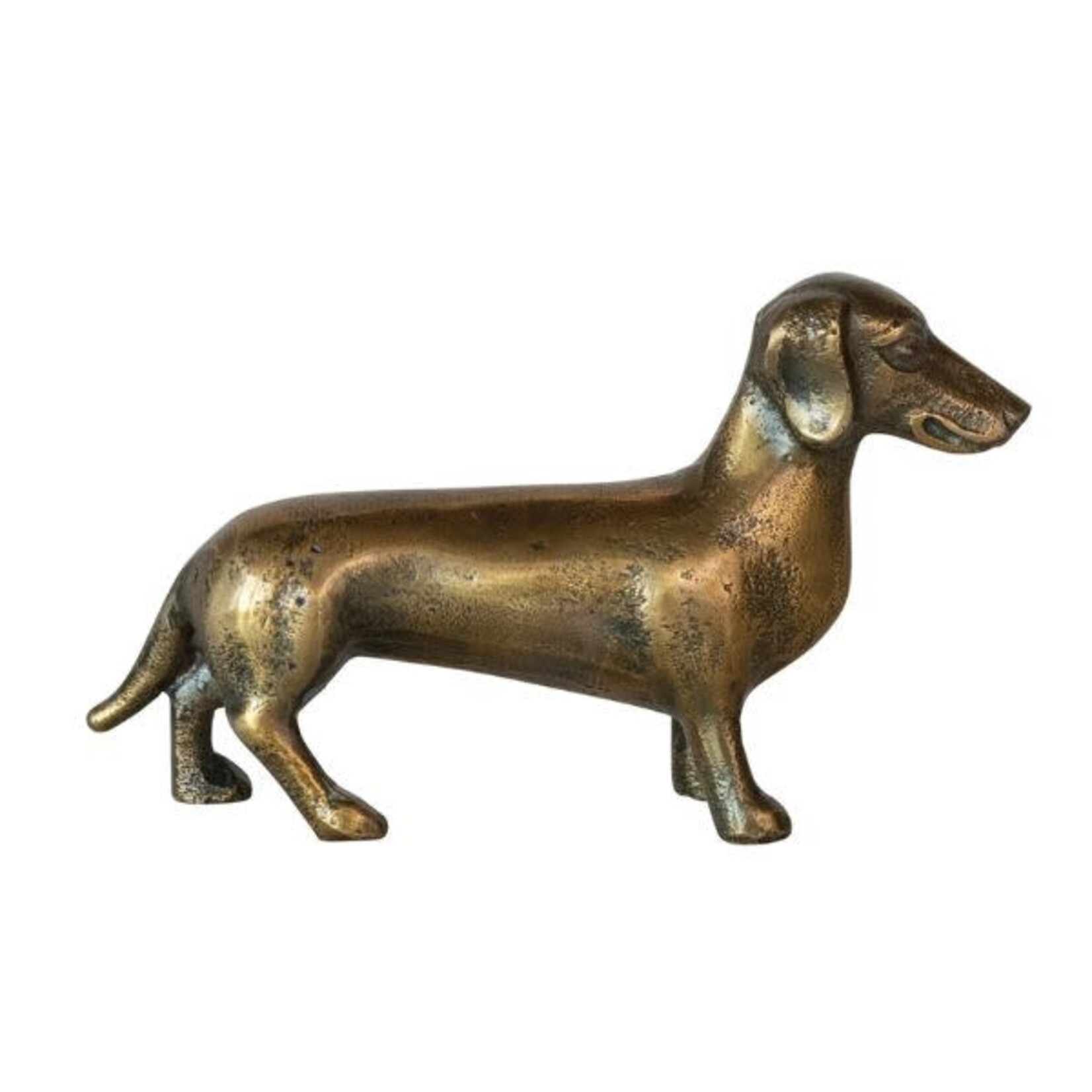 Brass Dachshund, 6.5 X 1.5 in.