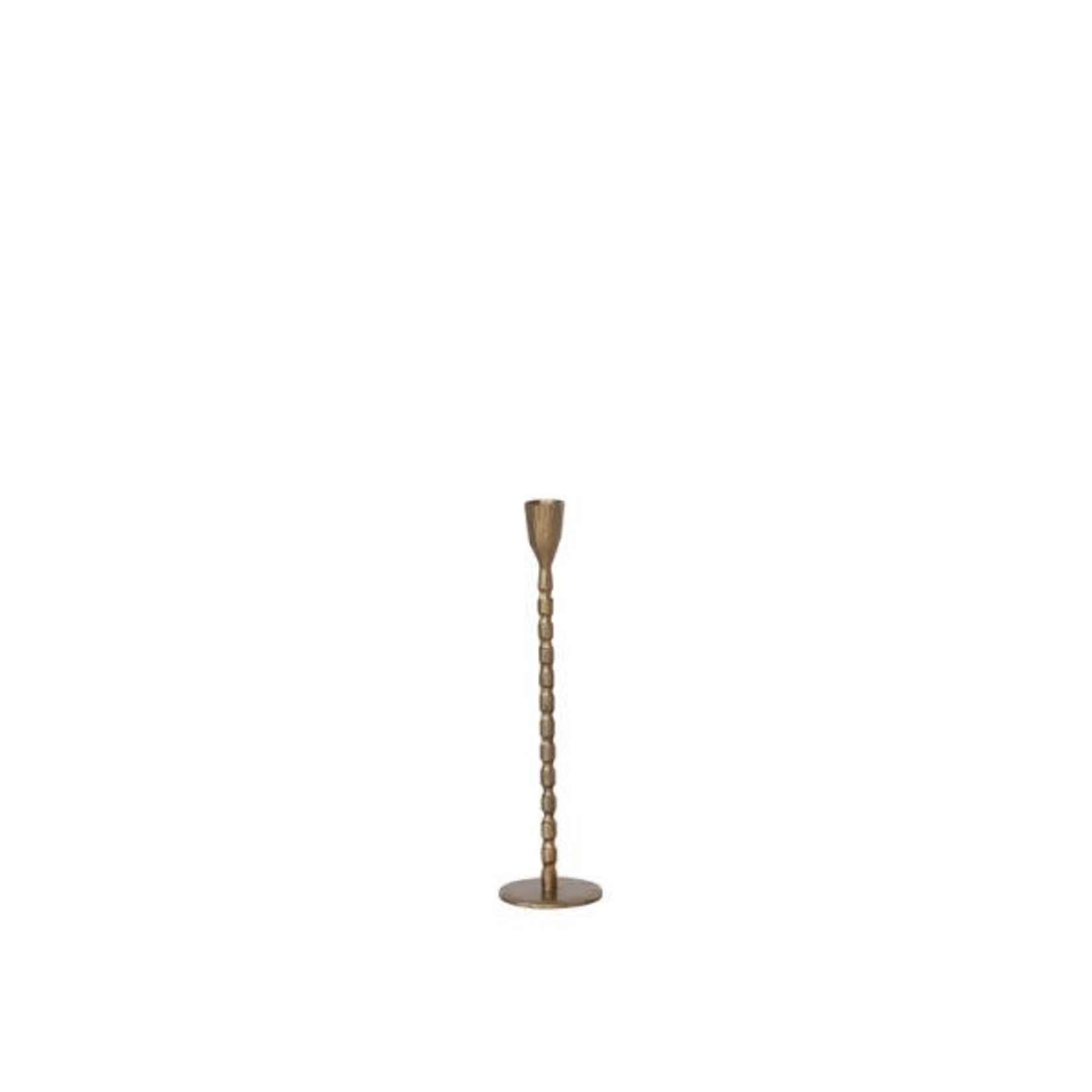 Hand-Forged Taper Holder, Gold, Small, 11.75 in.