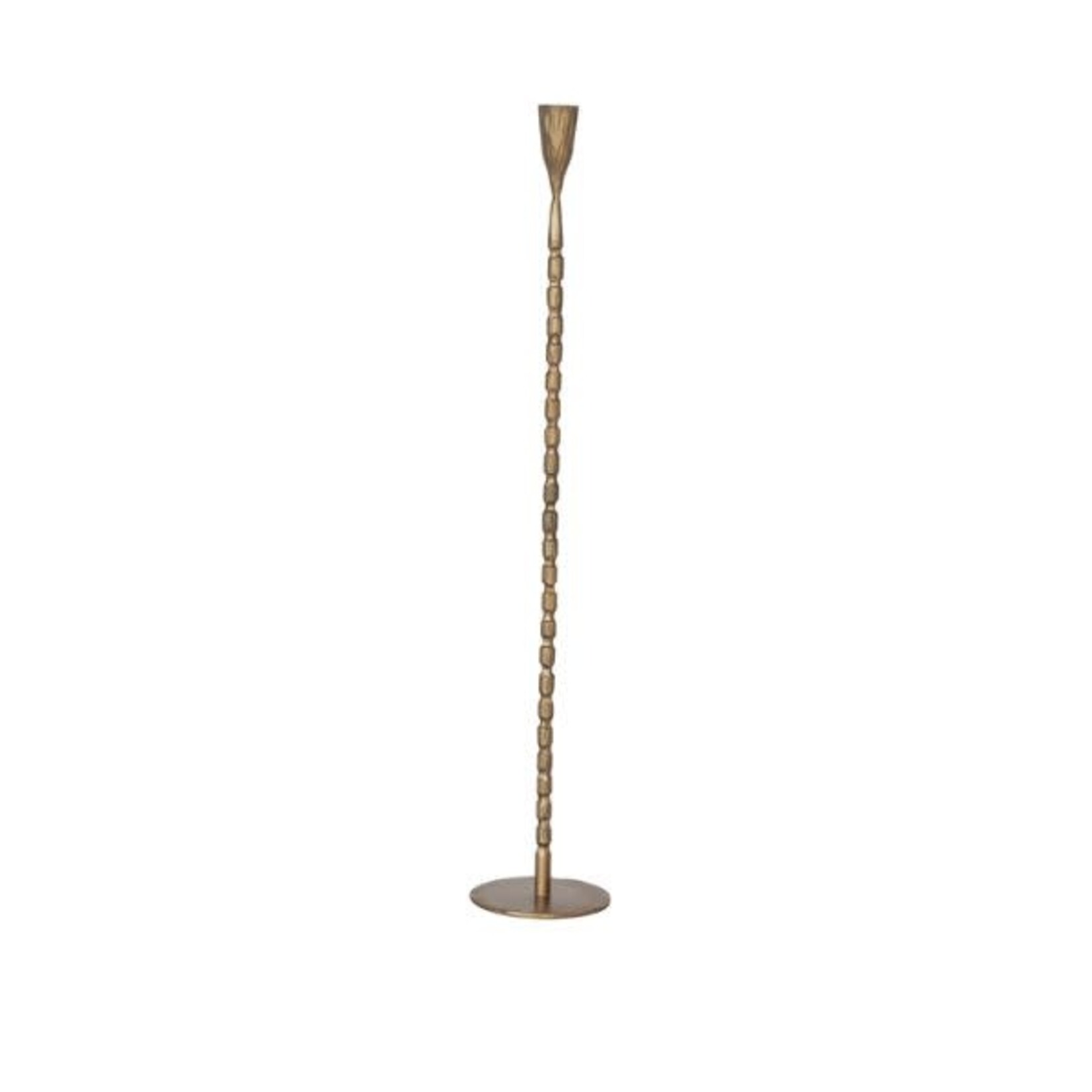 Hand-Forged Taper Holder, Gold, Extra Large, 23.5 in.