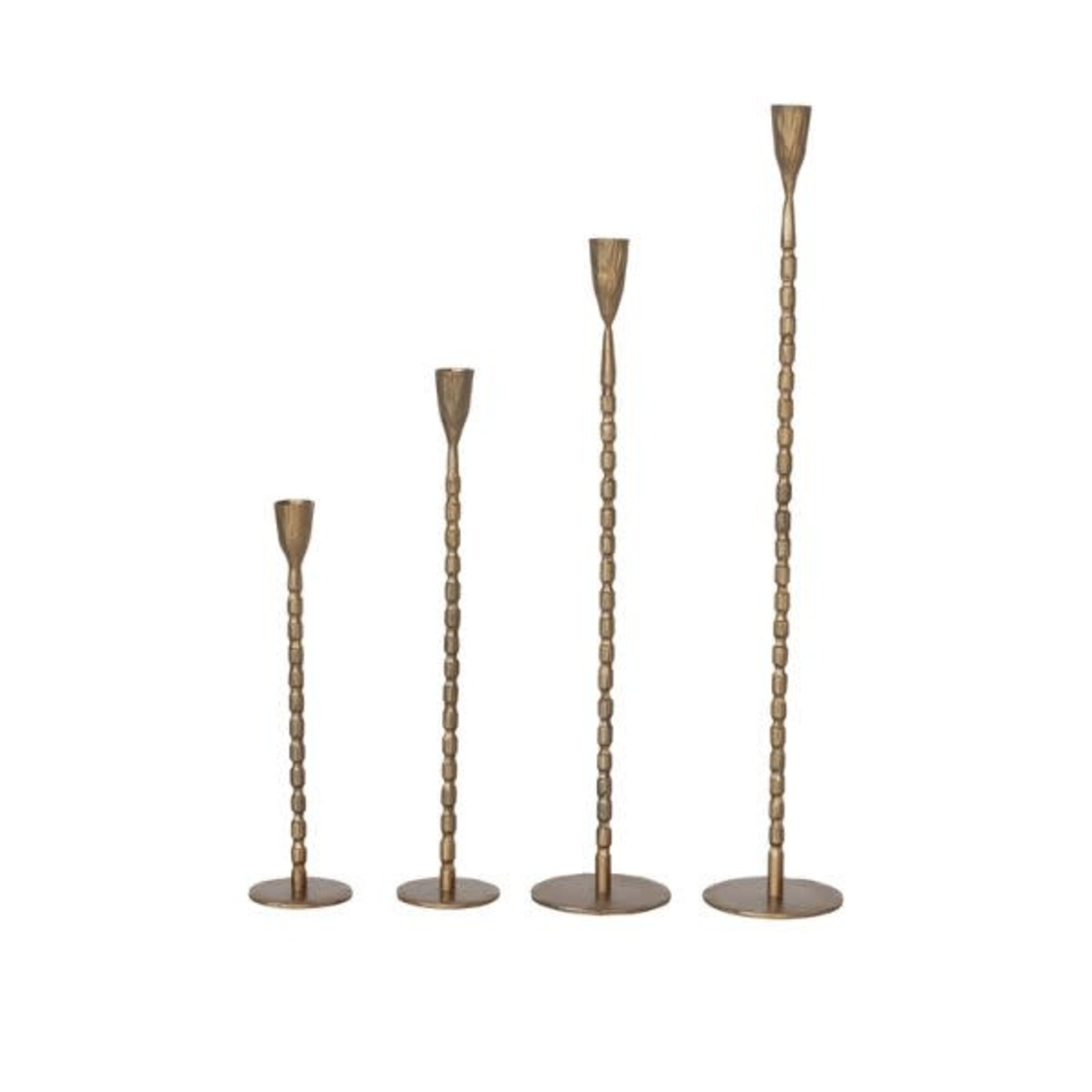 Hand-Forged Taper Holder, Gold, Extra Large, 23.5 in.