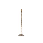 Hand-Forged Taper Holder, Gold, Large, 19.5 in.