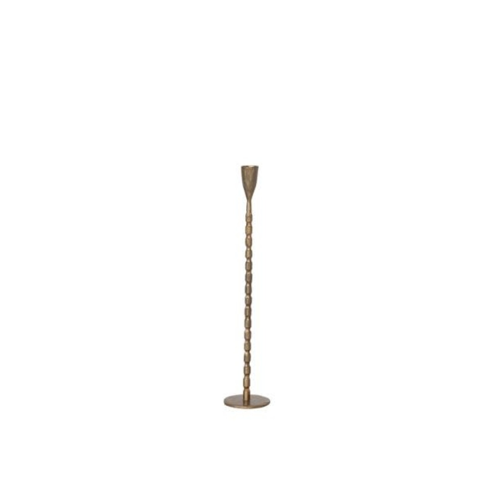 Hand-Forged Taper Holder, Gold, Medium, 15.5 in.