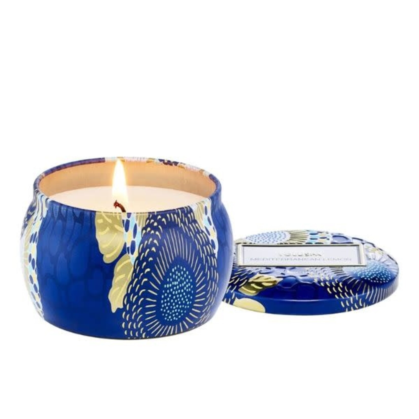 Voluspa Mediterranean Lemon, Mini Tin Candle, 4 oz.