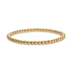Splendid Iris Stretch Bead Bracelet, 6mm, Gold