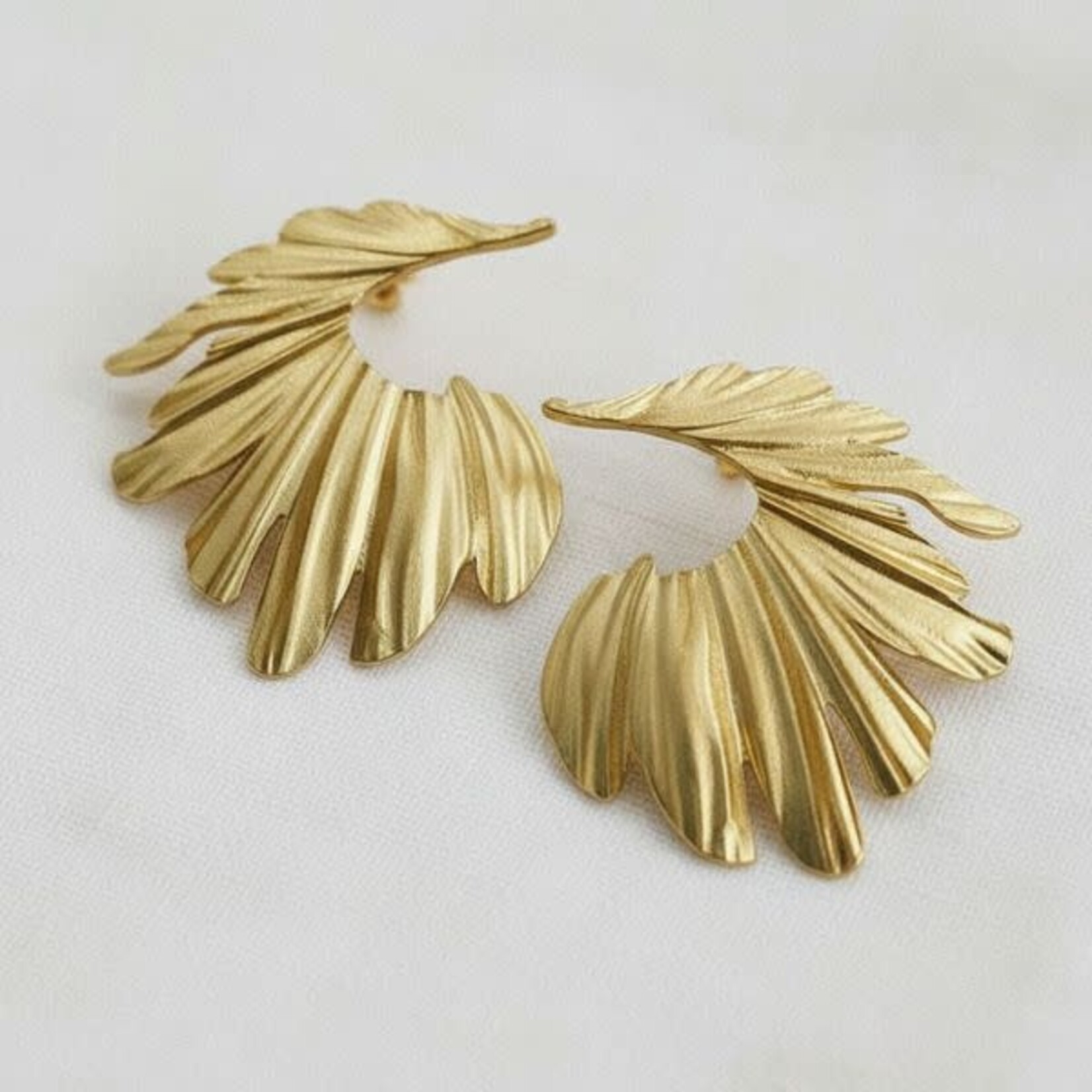 Ellemadera Vintage-Inspired Wing Drop Earrings, 3 X 2 in.