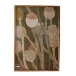 Poppy Print, Green, 27.5 X 39.5 in.